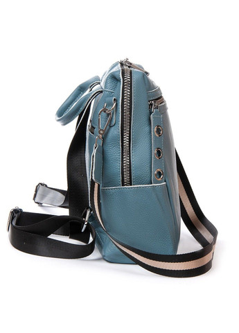 Женская кожаный рюкзак 8781-9 blue Alex Rai (293765296)