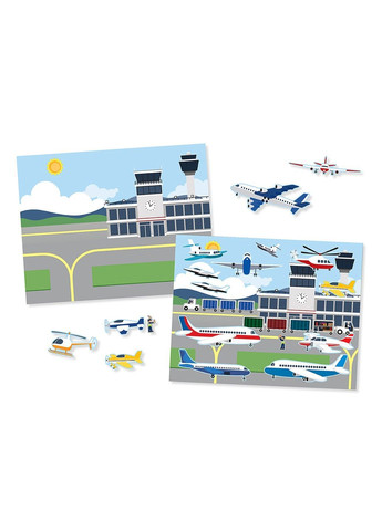 : Набір багаторазових наліпок 'Транспорт' Melissa & Doug (365876195)