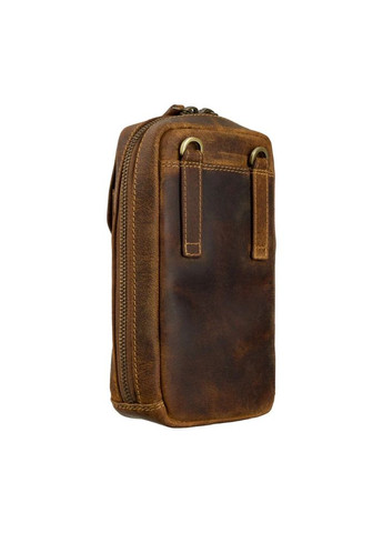 Кожаная сумка-чехол панч из винтажной кожи Alex S45 Oil Tan Visconti (303831883)