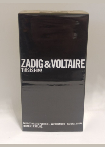 Комбинированные парфюмерная вода для мужчин this is him (100 мл) Zadig & Voltaire всесезон (360564160)