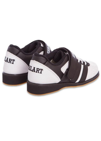 Білі всесезон штангетки для важкої атлетики та пауерліфтингу шкіряні ob-4588 розмір білий-чорний Zelart