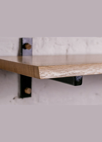 Полка M с живым краем Настенная полочка с дуба EcoWalnut (295012769)