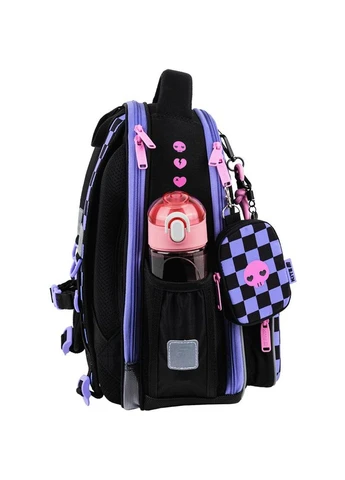 Рюкзак школьный каркасный с ортопедической спинкой 38х30х14 см Education Kuromi HK25-556M Kite (324063370)