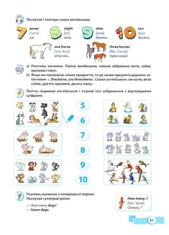 Мої перші англійські слова. Ілюстрований тематичний словник для дітей 4–7 років Підручники і посібники (397112974)
