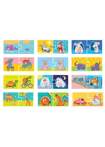 Детские пазлы Противоположности DoDo 300151, 24 элемента DoDo Toys (315070136)