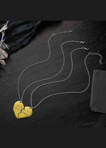 Оригинальная подвеска на подарок для лучших подружек парный кулон Best Bitches No Brand (323161659)