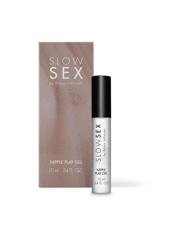 Стимулювальний бальзам для сосків Slow Sex Nipple play gel Bijoux Indiscrets (292555688)