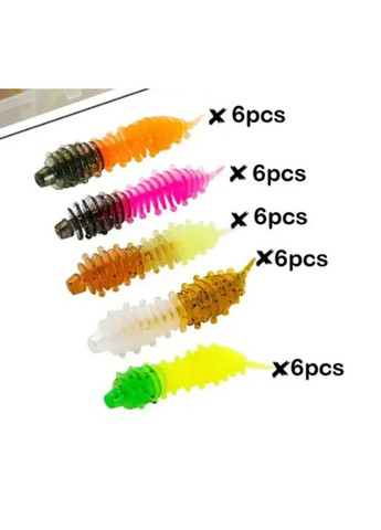 Набір рибальських силіконових насадок джиг 30 шт STOK (292732523)