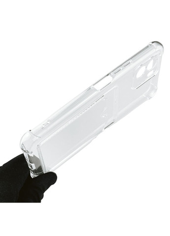 Чехол для Y15S с бронь углами с карманом для карточек k-pop на виво у15с прозрачный Vivo (366228970)