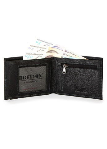 Чоловічий шкіряний гаманець BE 208-L1 black Bretton (282557245)