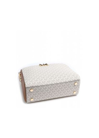 Сумка Karlie Logo Satchel 0110 Коричневий Michael Kors (324444440)