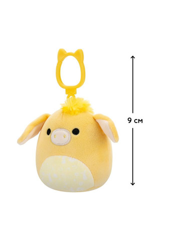 М'яка іграшка на кліпсі Ослик Гевін SQCP00461, 9 см Squishmallows (365867063)