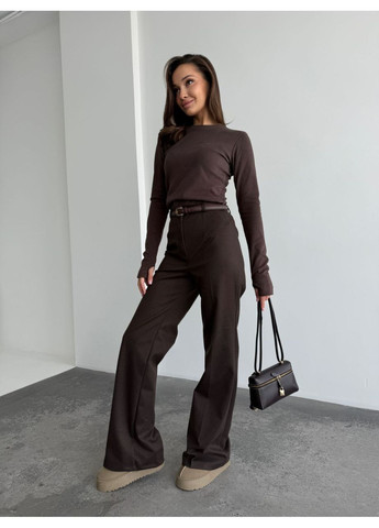 Брюки 813 классические трикотаж шерсть,клеш Україна (368536777)