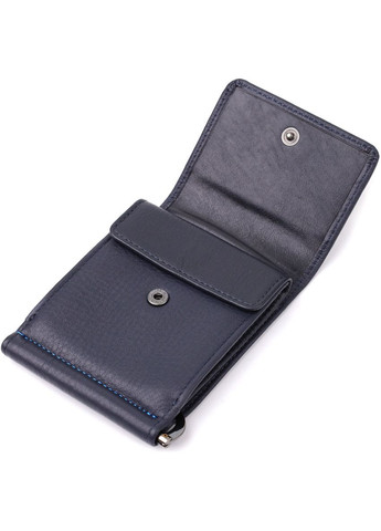 Вертикальний чоловічий затискач із зернистої натуральної шкіри 20862_1 (3595 navy) Синій Tony Perotti (362417506)