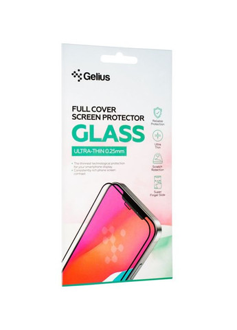 Защитное стекло Full Cover Ultra-Thin 0.25mm для Xiaomi Redmi 12C Black Gelius (317192916)