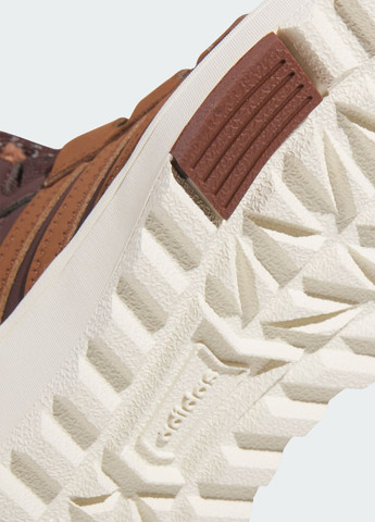 Коричневі всесезонні черевики hoops 4.0 mid kids adidas