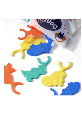 Щетки межзубные для детей от 6 лет Zahnseidesticks Junior ab 6 Jahren, 32 шт Dontodent (366569820)