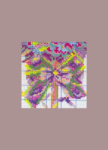 Набір для вишивання за нанесеною на канву схемою "Magnolia teapot" . AIDA 14CT printed, 30*54 см Joy Sunday (313614438)