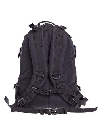 Рюкзак тактический трехдневный штурмовой SILVER (нейлон, р-р 44х32х21см, 30л, Черный) (TY-046_Черный) SILVER KNIGHT (361439354)