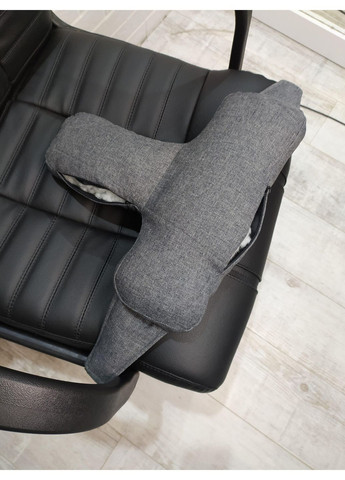 Ергономічні подушки EKKOSEAT на крісло керівника (Сидіння та спинка). Набір 2. Сірий. SF-1G2H-203 Ekko Seat (353719033)