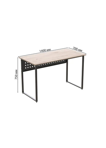 Компьютерный стол Майк 75x140x70 черный ДСП 32мм (FRD-103905) Ferrum-decor (377386036)