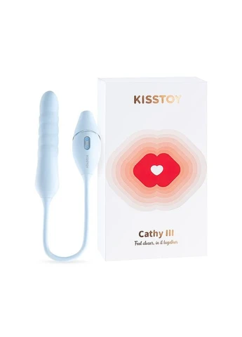 Пульсатор з вакуумним стимулятором KISSTOY Cathy III Light Blue KisToy (366962670)