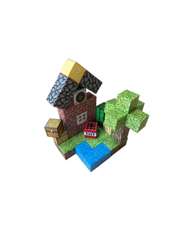 Магнитный конструктор Minecraft 48 деталей Маленький Дом 1 фигурка Майнкрафт My World (351902806)
