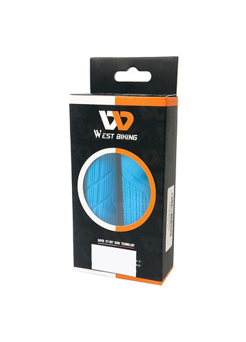 Грипси YP0804063 ергономічні 135 мм з алюмінієвим замком блакитний (G0000980) West Biking (355802894)