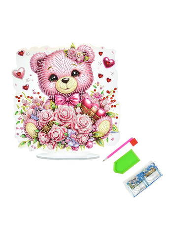 Алмазная мозаика Нежный медвежонок см для творчества, картина со стразами. Strateg (369758609)