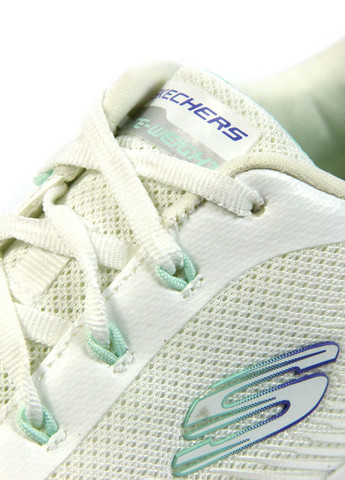 Белые демисезонные женские кроссовки luminosity 149669 Skechers