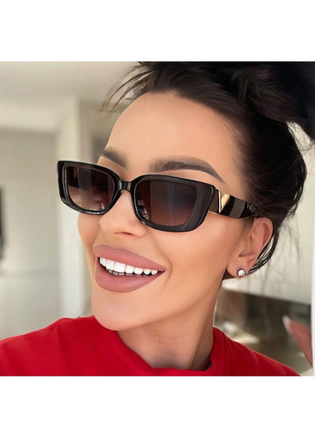 Сонцезахисні окуляри квадратні Lady Victoria чорні No Brand (294052309)