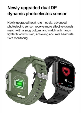 Смарт-часы мужские с HD-экраном и мониторингом здоровья Smart Watch (331146217)