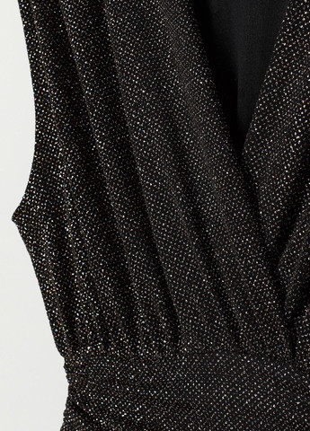 Чорна кежуал сукня H&M однотонна