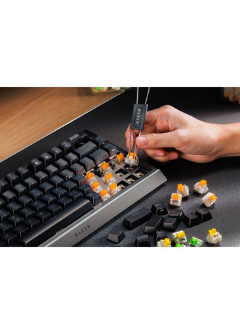 Клавиатура RZ03-05000100-R3M1 BlackWidow V4 75% RGB 83key Mechanical Tactile Switch GEN-3, USB-A, EN, Razer (362712650)