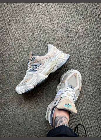 Кроссовки женские и мужские New Balance 9060 sea salt beige | Нью Беланс 9060 бежевые No Brand бежевые всесезоны (313102918)