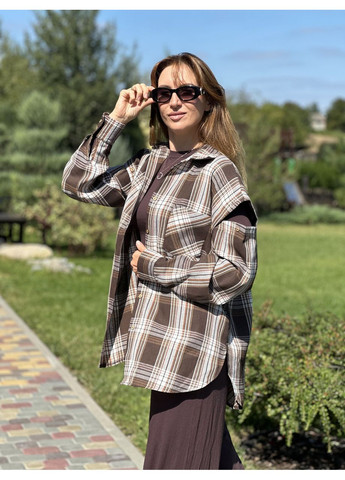 Кофейная рубашка Maybel