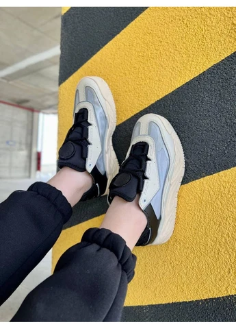 КРОССОВКИ ЖЕНСКИЕ ADIDAS NITEBALL BEIGE BLACK АДИДАС НАЙТБОЛ ЧЕРНЫЕ No Brand чёрные демисезоны (392024741)