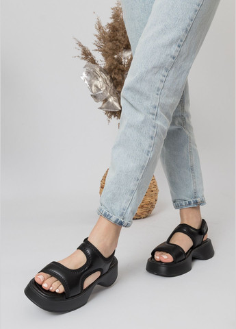 Черные босоножки (1260л) Lifexpert