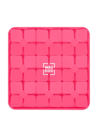 Коврик для поиска корма Silicone, 205х205х17 мм, розовый WAUDOG (334141306)
