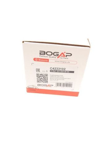 Насос системы охлаждения (дополнительный) C4233102 No Brand (360745010)