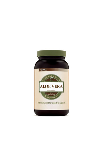 Натуральна добавка Natural Brand Aloe Vera, 90 капсул GNC (293340304)
