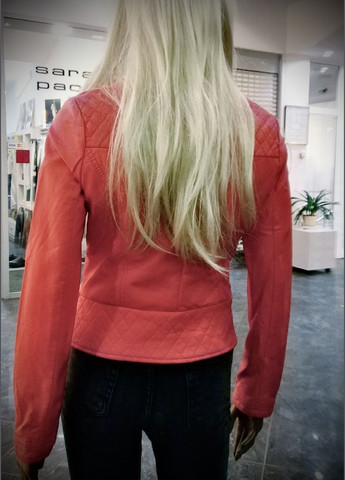 Коралловая демисезонная качественная куртка-косуха женская KOTON