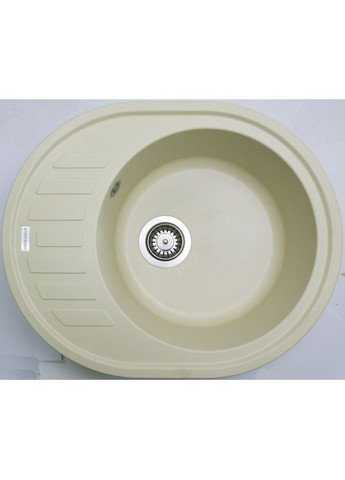 Кухонна мийка граніт 62*50 см OVUM айворі Adamant (371875807)