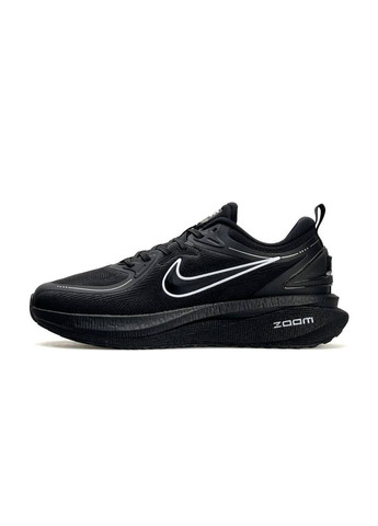 Чорні Літні кросівки чоловічі nike No Brand Air Zoom Pegasus Black White