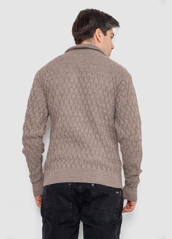 Коричневий демісезонний светр чоловічий однотонний Sport Line