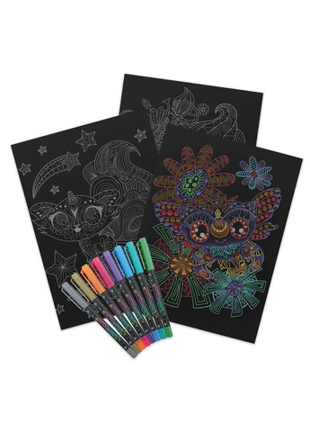 Набір для творчості — Розмальовка: Айсесера, чорні листи Nebulous Stars (349443538)