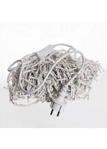 Вулична гірлянда Бахрома 25 м 405 LED гірлянда штора білий провід Синій 25MWBL Garlando (306849217)