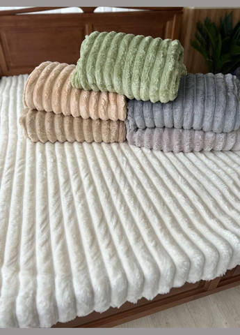 Теплый плед шарпей мягкий плюшевый Капучино (П4К-Mpled002-05) No Brand (306633087)