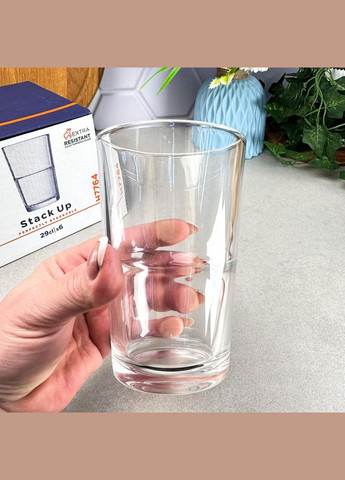 Набор высоких стаканов 290 мл 6 шт Stack Up Arcoroc (324445545)