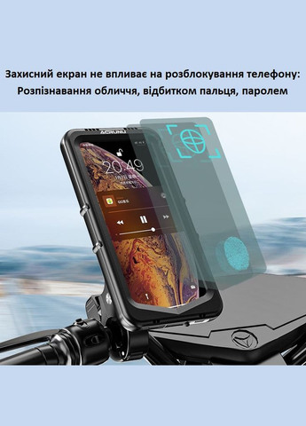 Держатель телефона водонепроницаемый на ручку велосипеда, самоката, мото, коляска (М2850258) ACRUNU (318031930)